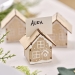 6 Marque-Places Maisons Pain d Epice - Bois. n2