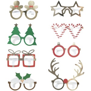 8 Lunettes Novelty Chrismas