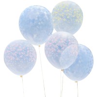 Contient : 1 x 5 Ballons - Floral Pastel