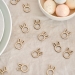 24 Confettis Lapin en Bois. n2