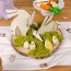 24 Confettis Lapin en Bois