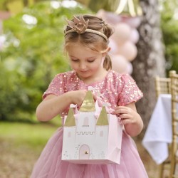 5 Sacs Cadeaux Chteau de Princesse - avec un Adorable Bracelet  Breloque. n2