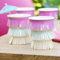 8 Gobelets Tiki Hawaii. n°1