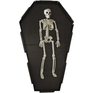 Centre de Table Halloween Cercueil + Squelette