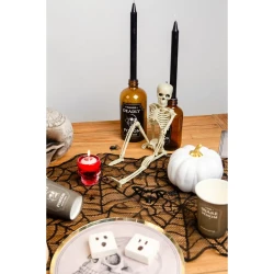 2 Bougeoirs Halloween Black Potion avec Bougies Noires. n1