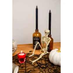 2 Bougeoirs Halloween Black Potion avec Bougies Noires. n3