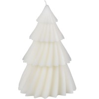 Bougie Sapin de Nol - Blanc