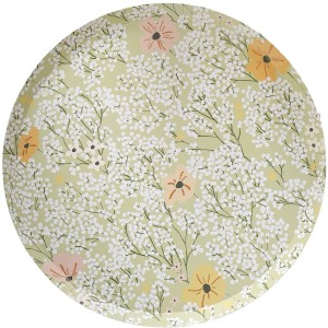 8 Assiettes Hello Baby Floral
