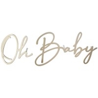 Contient : 1 x Dcoration pour Gteau Oh Baby