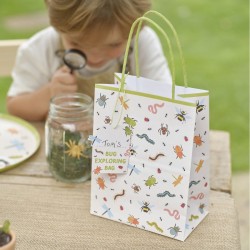 5 Pochettes Cadeaux Insectes - avec breloque loupe. n2