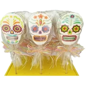 1 Sucette Marshmallow Day Of the Dead