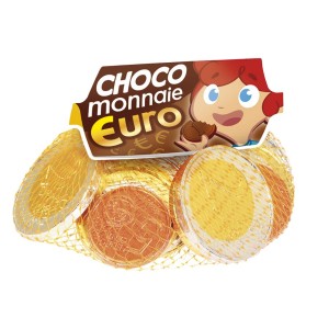 Pices Euros en Chocolat - 100g