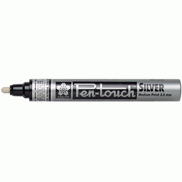Stylo Permanent Argent Pen-Touch 