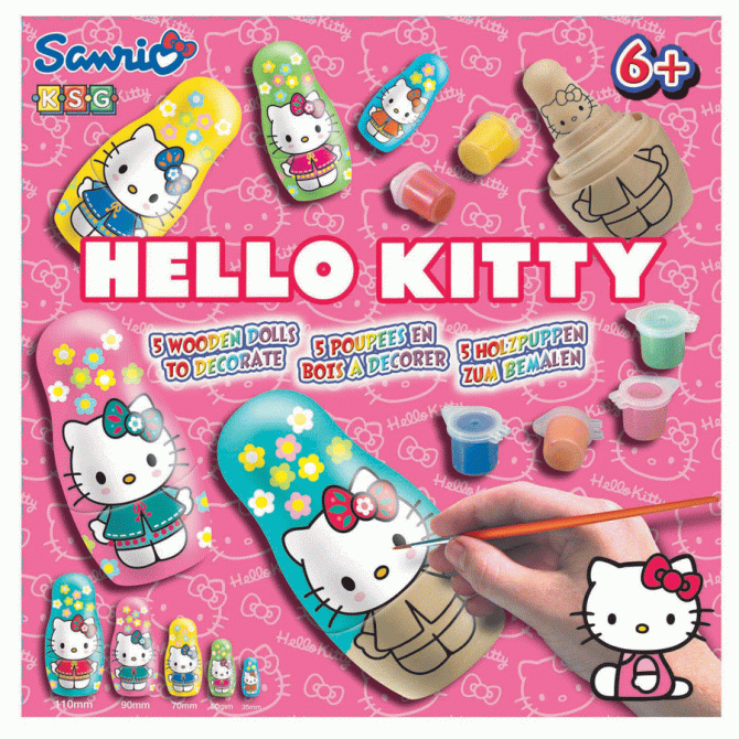 Kit Cratif Poupes Russes Hello Kitty 