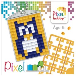 Pixel Kit Cratif Porte-cl - Hibou. n1