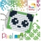 Pixel Kit Créatif Porte-clé - Panda images:#1