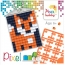 Pixel Kit Cratif Porte-cl - Renard