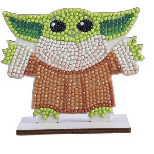 Crystal Art Kit Figurine  Diamanter - Grogu - Star Wars