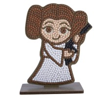 Crystal Art Kit Figurine  Diamanter - Princesse Leia - Star Wars