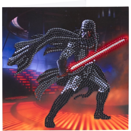 Crystal Art Carte  Diamanter -Dark Vador 