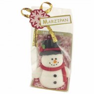Bonhomme de neige en pte d'amande