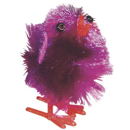 4 Mini Poussins Peluche Couleurs 