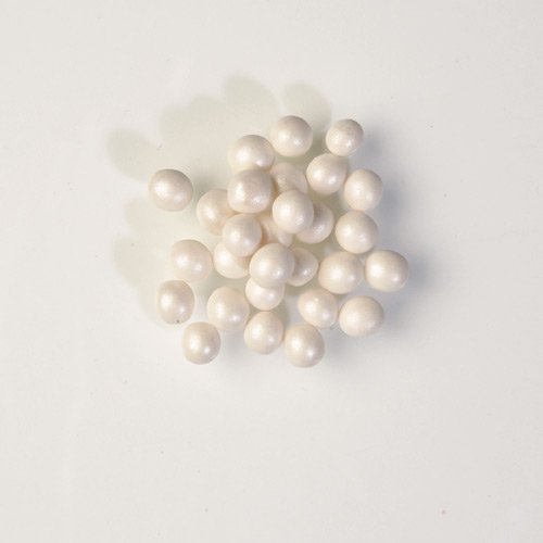 Sachet 50g Perles croustillantes Blanc nacr 