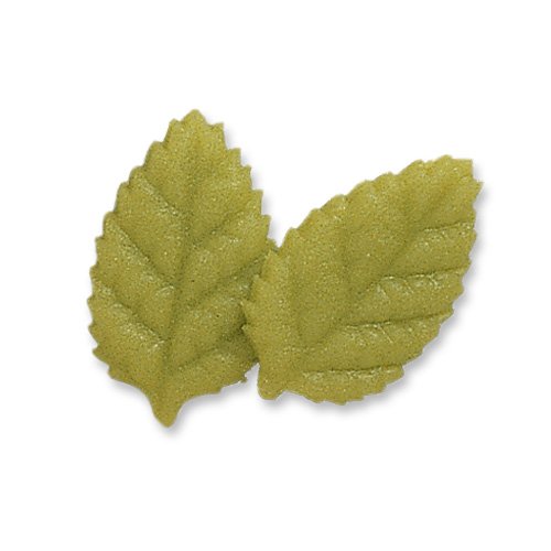 2 Feuilles 2D (3, 5 cm) - Pte d amandes 