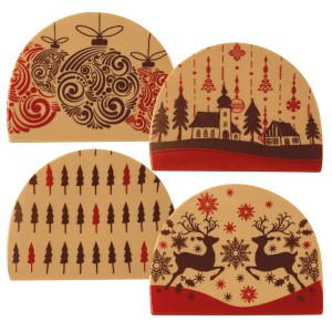 2 x 2 Embouts de Bche (8 cm) - Chocolat Blanc