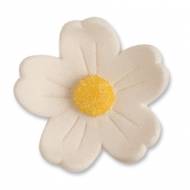 2 Fleurs Blanches (4 cm) - Sucre