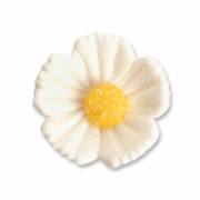 2 Fleurs Blanches (3 cm)  - Sucre