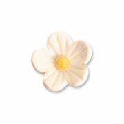 2 Petites Fleurs Blanches (2,5 cm)  - Sucre