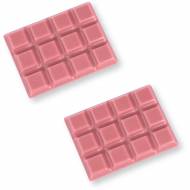 2 Mini Tablettes en Chocolat - Rose