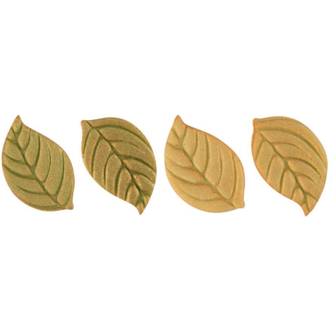 4 Petites Feuilles (3, 8 cm) - Pte d Amande 