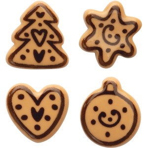 4 Assortiments de Nol (2.2 cm) - Chocolat Blond