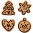 4 Assortiments de Nol (2.2 cm) - Chocolat Blond
