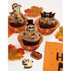 6 Décors Halloween - Chocolat Blanc. n°1