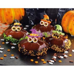 4 Paires de Yeux de Monstres - Chocolat Blanc. n�1