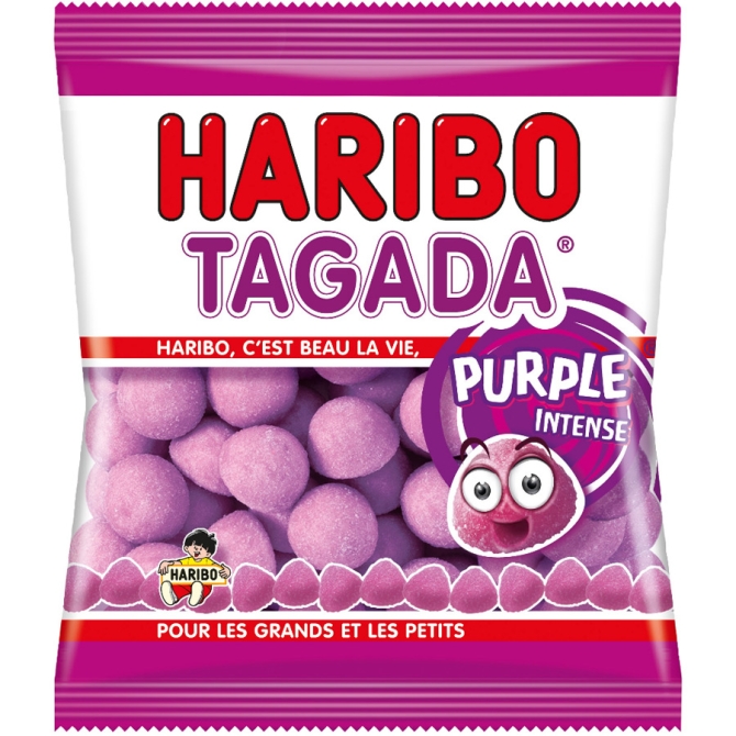 Tagada Purple Intense Haribo - Sachet 120g 