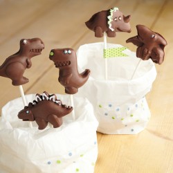 Moule Silicone 6 Sucettes Chocolat Dinosaures. n2
