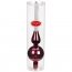 Pointe de Sapin Rose Fuchsia Miroir (28 cm) - Verre