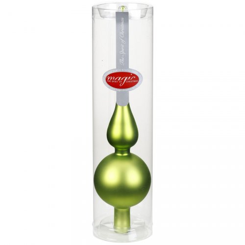 Pointe de Sapin Vert Nacr (28 cm) - Verre 