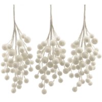 3 Branches de Baies enneiges (22 cm)