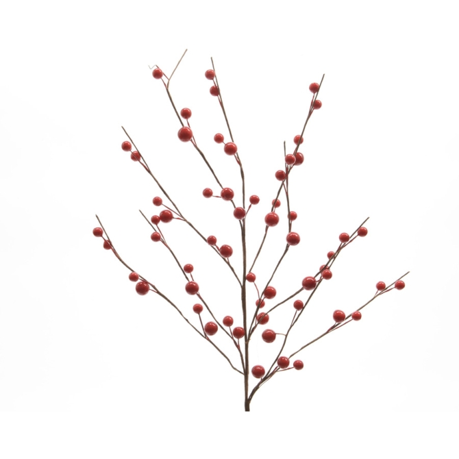 Branche de Baies rouges (55 cm) 