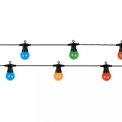 Maxi Guirlande Lumineuse Ampoules Couleurs LED (9,50 m) 