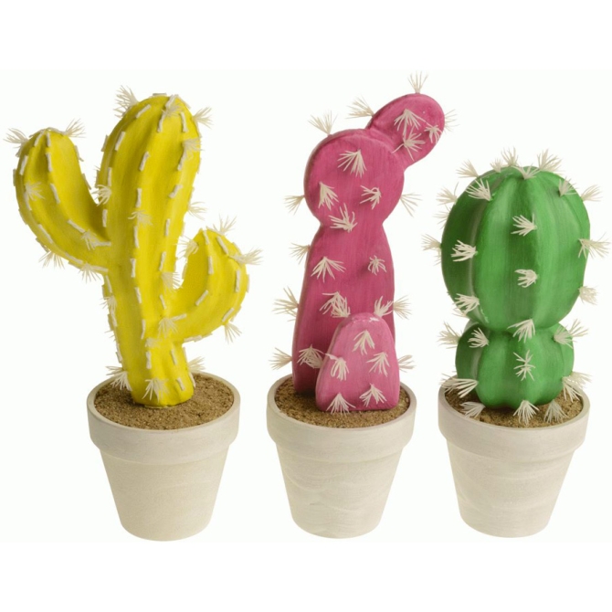 1 Grand Cactus Dco Pop (30 cm)  - Papier Mch 