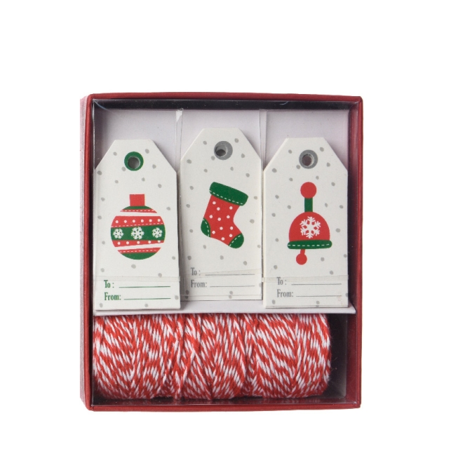 Kit Etiquettes Cadeaux Cloche / Botte / Boule 