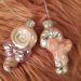2 Suspensions Sucettes Nacr Rose/Parme (7 cm) - Verre. n2