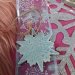 1 Suspension Flocon Etoile Ciel (7,5 cm) - Porcelaine. n2