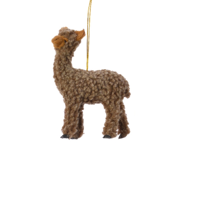 Petit Lama Camel   Suspendre - Tissu 